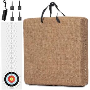S F Archery Targets for Backyard,Bow Target with 20/30 pcs Archery Paper Targets and Arrow Puller Target Pin,Straw Target for Youth Beginner Adult Outdoor Shooting Practice