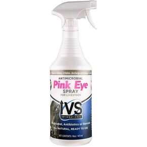 Pink Eye Spray - Eye Spray for All Animals (Dogs, Cats, Livestock and Horses) to Relieve Redness, Irritation, and Discharge - 16-Ounce in Saudi Arabia