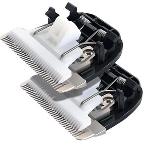 2PC Original Genuine Blade Professional Replacement Blade for Pet Clippers, Low Noise Dog Trimmer for Grooming,35-Tooth Dog Grooming Clipper Replacement Blades