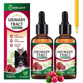 Dog UTI Treatment - Effective Cat UTI Remedy and Cat UTI Medicine - Fast-Acting Relief for Pet Urinary Tract Infections - Safe and Gentle Formula for Dogs and Cats