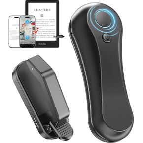 Kindle RF Remote Page Turner, Clicker Page Turner for Kindle Paperwhite Oasis Kobo eReaders, Camera Video Recording Remote, Bluetooth TikTok Scrolling Remote