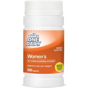 21st Century One Daily Women's Tablets, 100 Count