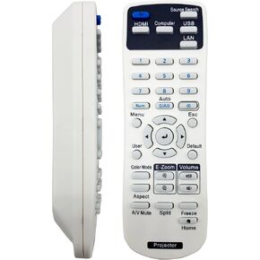 Remote Controller for Epson Projectors PowerLite EB-750F, EB-755F, EB-800F, EB-805F, EB-L250F, EB-L255F, EB-U50, U50