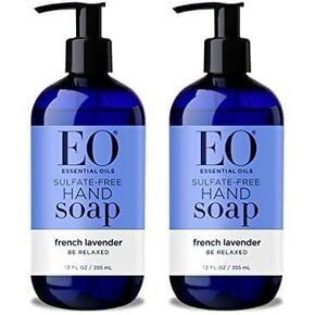 EO Products Liquid Hand Soap - French Lavender - 12 oz