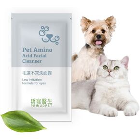 Pet Amino Acid Facial Cleanser Sample Pack. Low Irritation Formula for Eyes.