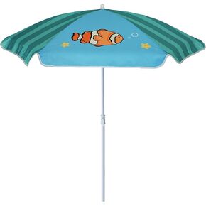 AMMSUN 47 Inch Seaside Beach Umbrella for Sand and Water Table Kids Durable Umbrellas for children Beach Camping Garden Outdoor Play Shade