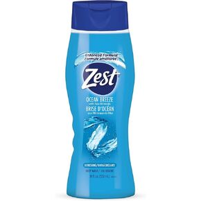 Zest Ocean Breeze Body Wash - Enriched with Sea Minerals - Rich Lathering Cleansing Body Wash Leaves Your Skin Feeling Smooth and Moisturized With an Invigorating Scent, 18 Fl Oz (Pack of 6)