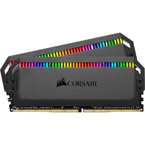 Corsair Dominator Platinum RGB 32GB (2x16GB) DDR4 3600 (PC4-28800) C18 1.35V AMD Optimized Memory - Black