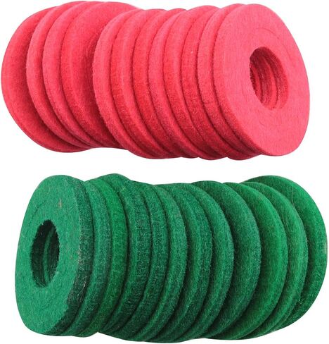 RLECS 12 Pairs Red and Green Battery Terminal Protector Pads Fiber Washers Vehicle Thick Felt Fiber Washer Ring Mat in Saudi Arabia