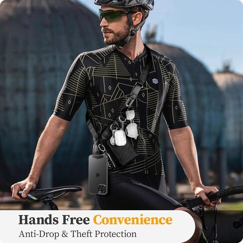 Kaptron Crossbody Phone Lanyard for iPhone - 2 in 1 Adjustable Crossbody Phone Lanyard Wrist Strap with Phone Tethers in Saudi Arabia
