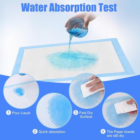 100 عبوة من وسادات تغيير الحفاضات للاستعمال مرة واحدة، مقاس 17 × 13 بوصة، وسادات سفلية للاستعمال مرة واحدة للأطفال، وسادات سرير فائقة الامتصاص للاستعمال مرة واحدة، وسادة تغيير حفاضات مقاومة للماء، وسادات سفلية قابلة للتنفس، حصيرة حماية لطاولة السرير in Kuwait