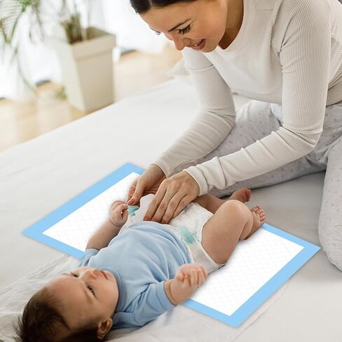 100 عبوة من وسادات تغيير الحفاضات للاستعمال مرة واحدة، مقاس 17 × 13 بوصة، وسادات سفلية للاستعمال مرة واحدة للأطفال، وسادات سرير فائقة الامتصاص للاستعمال مرة واحدة، وسادة تغيير حفاضات مقاومة للماء، وسادات سفلية قابلة للتنفس، حصيرة حماية لطاولة السرير in Kuwait