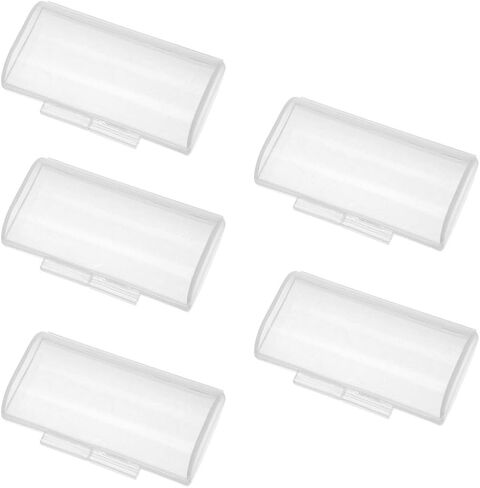 uxcell 5 Pcs Battery Storage Case Holder Storage Transparent 2 x AAA Batteries Capacity in Saudi Arabia