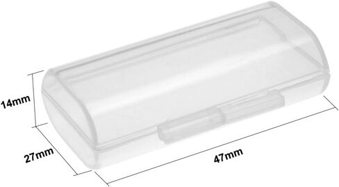 uxcell 5 Pcs Battery Storage Case Holder Storage Transparent 2 x AAA Batteries Capacity in Saudi Arabia