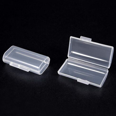 uxcell 5 Pcs Battery Storage Case Holder Storage Transparent 2 x AAA Batteries Capacity in Saudi Arabia