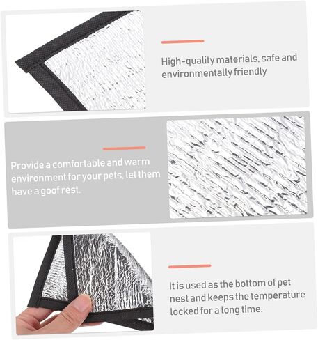 3 قطعة وسادة التدفئة وسادة الحرارة الزواحف ذاتية التدفئة وسادة القط التدفئة حصيرة الحرارة حصيرة الزواحف خنزير غينيا النوم حصيرة حاوية زجاجية صغيرة الحيوانات الأليفة الحرارة حصيرة اللؤلؤ القطن شينشيلا عش القط in Kuwait