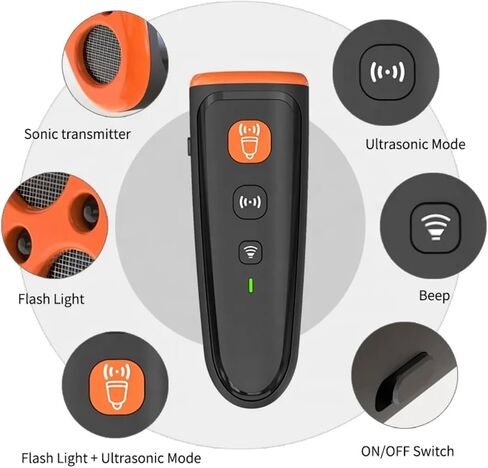 Ultrasonic Rechargeable Dogs Anti Bark &Training Device. and a Quality Dog Training Whistle Clicker. in Saudi Arabia