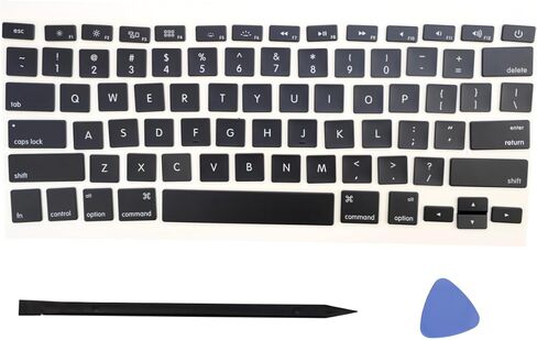 مجموعة كاملة من لوحة المفاتيح الأمريكية البديلة من مفاتيح وأداة Keycap تنطبق على MacBook Pro 13" / 15" Retina Model A1425 A1502 A1398 2012-2015 Year for MacBook Air 13" Model A1369/A1466 2011-2017 Year (AP11) in Saudi Arabia