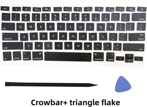 مجموعة كاملة من لوحة المفاتيح الأمريكية البديلة من مفاتيح وأداة Keycap تنطبق على MacBook Pro 13" / 15" Retina Model A1425 A1502 A1398 2012-2015 Year for MacBook Air 13" Model A1369/A1466 2011-2017 Year (AP11) in Saudi Arabia