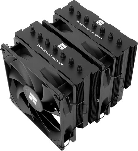 Thermalright Phantom Spirit 120 SE Black CPU Air Cooler,7 Heat Pipes CPU Cooler,Dual 120mm PWM Fans, AGHP 4.0 Technology,for AM4/AM5&Intel 1851/1700/1150/1151/1200, PC Cooler Tower in Saudi Arabia