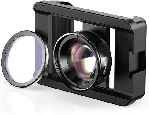 10X Macro Lens Kit Phone Camera Lens + CPL Filter 17mm Thread Phone Clip Clamp Mount Holder with Cold Shoe Mount for Smartphone (Clip Only) in Kuwait