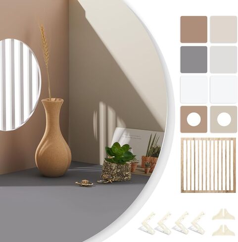 5PCS 16x16 Inch Double Sided Product Photography Background Boards with 4PCS Brakets and 2PCS Pane Brackets, Waterproof Photo Backdrop Props for Food Jewelry Cosmetics in Saudi Arabia