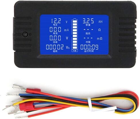 شاشة البطارية، PZEM-015، شاشة LCD متعددة الوظائف، اختبار البطارية، الجهد الحالي، مدقق مقاومة الطاقة (مع الأسلاك) 0-200 فولت، 0-300 أمبير (لا يوجد اتصال متوازي) in Saudi Arabia