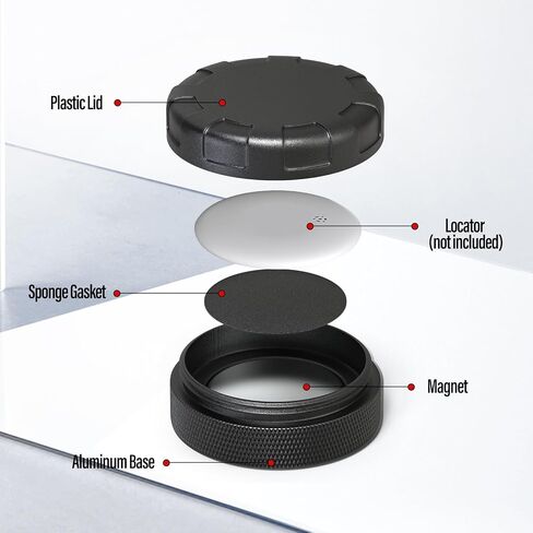 4PCS AirTag Magnetic Case, Concealed Magnetic Item Finder Protective Cover for Bike, Car in Saudi Arabia