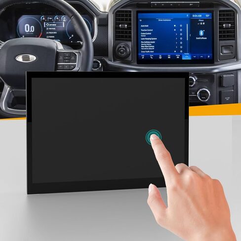 Bruce & Shark 12 بوصة شاشة عرض جهاز التتبع بالراديو SYNC 4 يناسب Ford F150 F-150 F250 F-250 2021 2022 2023 2024، استبدال # ML3T-18B955-AF in Kuwait