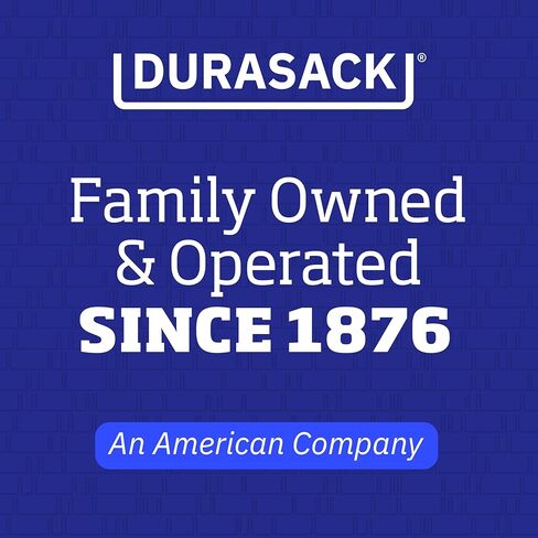 حقيبة حمل تخزين متينة من DURASACK بسعة 22 جالون، حقيبة متحركة من مادة البولي بروبيلين المنسوجة، تصميم قائم بذاته قابل لإعادة الاستخدام، يحمل ما يصل إلى 500 رطل، مفردة، أزرق، 16 × 16 × 19 بوصة in Saudi Arabia