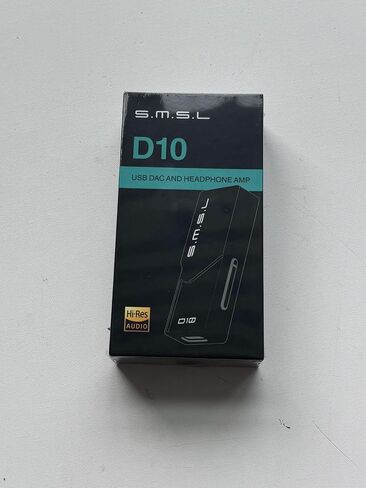 S.M.S.L D10 مضخم سماعة الرأس USB DAC مع 3.5 مم و4.4 مم Balacncced Dual Mini Audio Amp Outputs Support 500mw 16ΩDSD256 PCM 32bit/384khz Hi-Res سماعة أمبير للهواتف الذكية/الكمبيوتر الشخصي/أجهزة الكمبيوتر المحمولة (أسود) in Kuwait