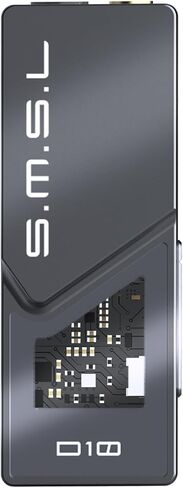 S.M.S.L D10 مضخم سماعة الرأس USB DAC مع 3.5 مم و4.4 مم Balacncced Dual Mini Audio Amp Outputs Support 500mw 16ΩDSD256 PCM 32bit/384khz Hi-Res سماعة أمبير للهواتف الذكية/الكمبيوتر الشخصي/أجهزة الكمبيوتر المحمولة (أسود) in Kuwait