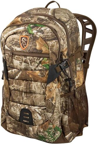 Drake Waterfowl حزمة يومية غير نموذجية للصيد قابلة للتعديل واسعة 20 بوصة × 12 3/4 بوصة حقيبة ظهر مخفية مع ظهر وأشرطة مبطنة، موسي أوك بوتوملاند in Saudi Arabia