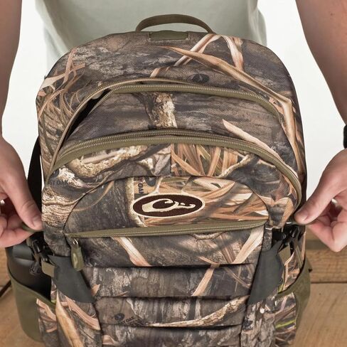 DRAKE Camo Rugged Water-Resistant Versatile Waterfowl Hunting Everyday Carry Daypack w/Padded Backing - 18.5"Hx11.5"Wx8.5"D in Saudi Arabia