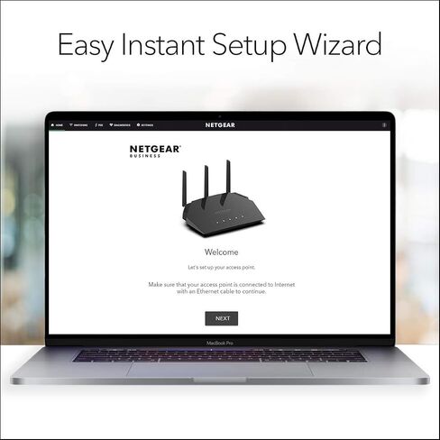 نقطة الوصول اللاسلكية لسطح المكتب من NETGEAR (WAX204) - WiFi 6 ثنائي النطاق AX1800 AP | 4 منافذ إيثرنت 1 جيجا | 802.11ax | أمان WPA3 | ما يصل إلى 3 شبكات لاسلكية منفصلة (متجددة) in Saudi Arabia