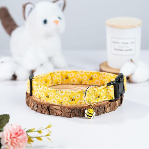 Cute Cotton Dog Collar for Small Medium Large Dogs Special Design Cute Pink Strawberry Dog Collar for Girl Female Dogs Soft Adjustable Strawberry Puppy Collars for Girl Female Dogs Pet Collar in Saudi Arabia