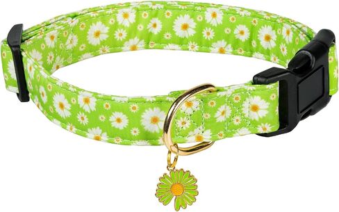Cute Cotton Dog Collar for Small Medium Large Dogs Special Design Cute Pink Strawberry Dog Collar for Girl Female Dogs Soft Adjustable Strawberry Puppy Collars for Girl Female Dogs Pet Collar in Saudi Arabia