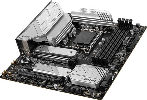 MSI لوحة ام للالعاب B660M مورتر واي فاي DDR4 من ماج (ام ايه تي اكس، انتل كور الجيل 12، مقبس ال جي ايه 1700، DDR4، منفذ PCIe 4، شبكة LAN 2.5G، فتحات M.2، واي فاي 6) in Saudi Arabia