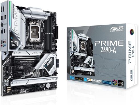 اسس لوحة ام برايم Z690-A LGA 1700 (انتل الجيل 12) ATX (16+1 DrMOS، PCIe 5.0، DDR5،4X M.2، انتل 2.5 GB LAN، USB 3.2 الجيل الثاني لوحة امامية نوع C، ثاندربولت 4، اضاءة RGB مزامنة اورا)، 12×9.6 انش in Saudi Arabia