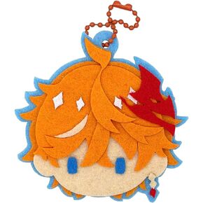 narukami Genshin Impact Felt Fabric DIY Self-adhesive Character Decorative Pendant Without Cutting
