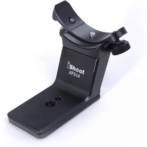 iShoot Metal Lens Collar Replacement Base Foot Stand Adapter for Fuji XF 50-140mm F2.8 R LM OIS WR Telephoto Lens Tripod Mount Ring-Bottom is Camera Quick Release Plate Feature