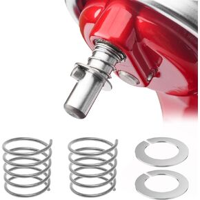 2 Pack 304 Stainless Steel Spring and Washer for Kitchenaid Mixers 3.5 Quarts to 7 Quarts