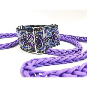 Martingale Greyhound/ Saluki/ Whippet Dog Collar 2'' Wide (11"-14") Matching Leash Available