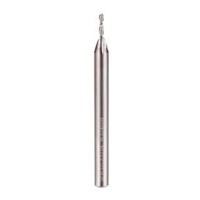 SHARPRO-1/8 Inch Shank Upcut Carbide Spiral Router Bits -2 Flutes, 1mm Cutting Diameter, Center Cutting, Ideal for Wood Carving/Trimming/Grooving - CNC & Milling Machines