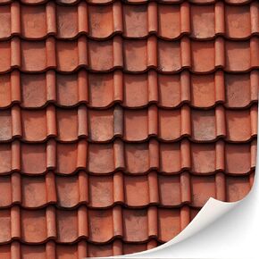 3 Sheets Self-Adhesive Roof Tiles and Shingles for Dollhouses Scale 1:12 (Roof Shingles Slate)