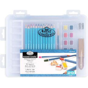 Royal & Langnickel Royal Watercolor Pencils/Cakes Set of 29 PCs