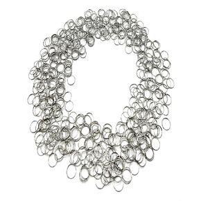 boinio 500pcs Stainless Round Edged Split Circular Ring Clips for Chandelier, Crystal Lamps, Keychain, Necklace, Bracelet, Jewelry Making and Craft Ideas (13mm, Silver)