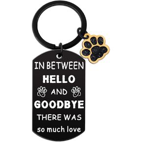 OEHEDOU Dog Loss Sympathy Gift Pet Loss Gift Loss Of Dog Sympathy Gift Pet Bereavement Keychain Dog Cat Condolence Gifts Cat Memorial Gifts Dog Memorial Gifts Dog Loss Gifts For Dog Mom Dad