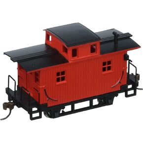 Bachmann Trains - Bobber Caboose - PAINTED UNLETTERED - RED - HO Scale
