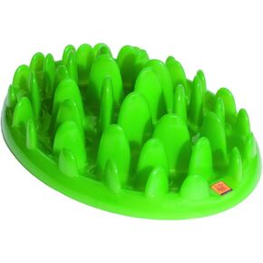 Company of Animals GREEN Slow Interactive Feeder for Dogs, Size Large, Best Fun Slow Feeder Dog Bowl, Anti-Gulp, Gobble Stopper, Mental Stimulation Dog Puzzle, Suitable for Small, Medium & Large Dogs